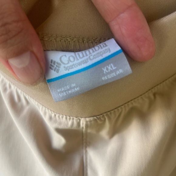 Columbia New w Tag Tan Women's Trail Pant Straight Leg Active Fit Omnishield XXL - Picture 9 of 16